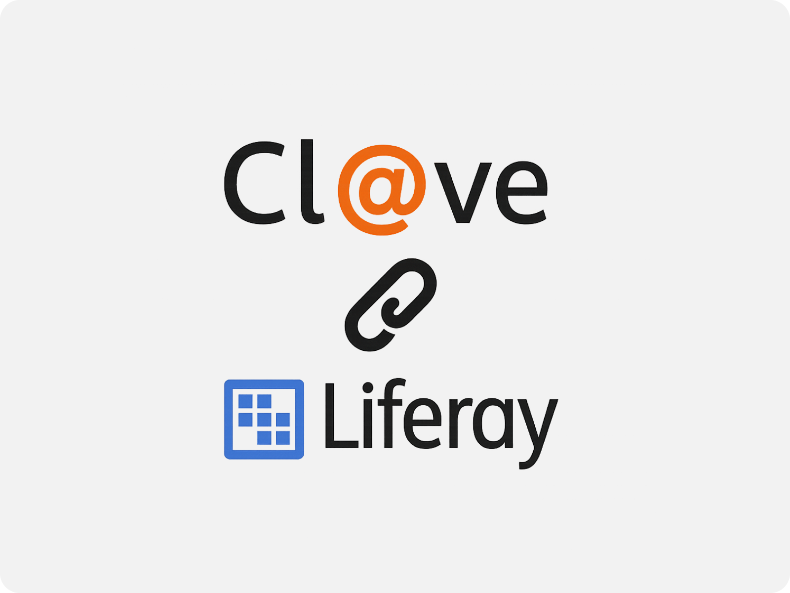 Imagen logo Cl@ve con Logo Liferay